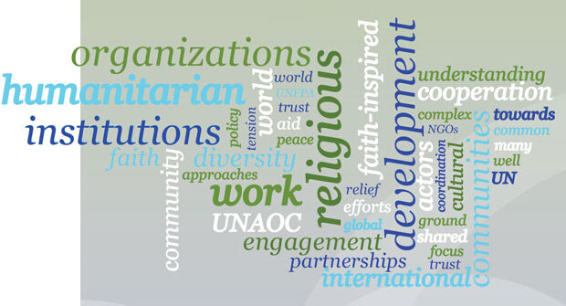 Bridging the divide in development and humanitarian work: Tag Cloud Art